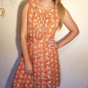 Lion graphic dress, size 6